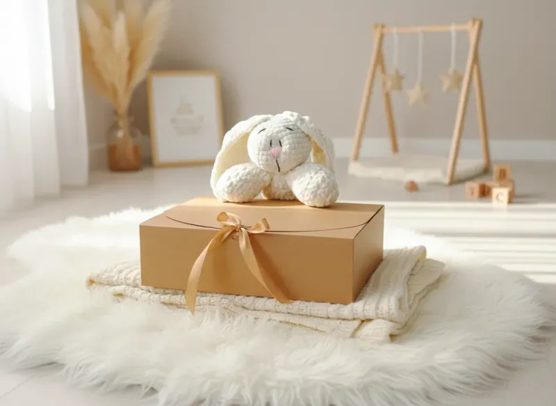Caja de regalo especial para mantitas de apego