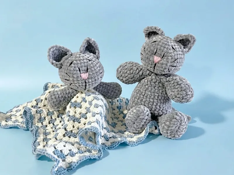 Gatito Curioso - Mantita y Peluche
