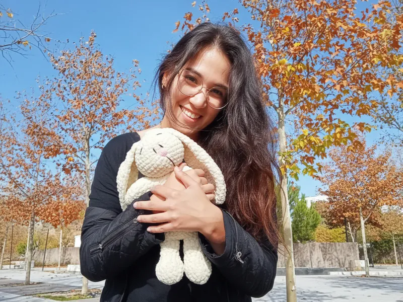 Pri, artesana de mantitas de apego en Toledo